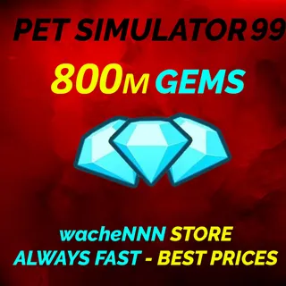 PET SIMULATOR 99 GEMS