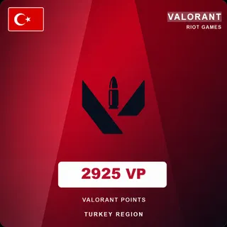 Riot Games Valorant 2925 VP TR Region - Safe Delivery