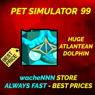 HUGE ATLANTEAN DOLPHIN | PS99 