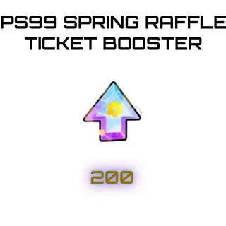 PS99 SPRING RAFFLE TICKET BOOSTER