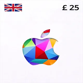 iTunes Gift Card £25 GBP UK Region - Legit Code Fast Delivery