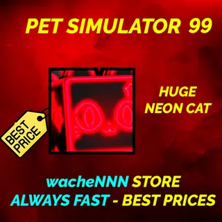 HUGE NEON CAT  | PS99 