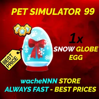 EXCLUSIVE SNOW GLOBE EGG