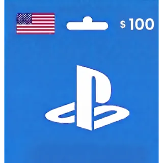 PlayStation Store Gift Card US $100.00 USD