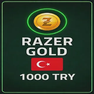 1000 TRY Razer Gold Digital Gift Card Turkey - Ready to Redeem