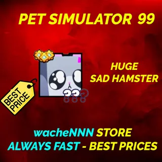 HUGE SAD HAMSTER