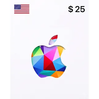 iTunes $25.00 USD US