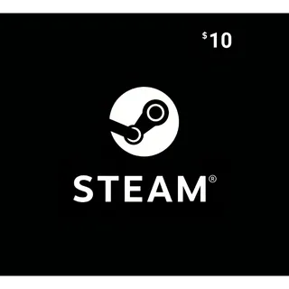 Steam Gift Card $10.00 USD