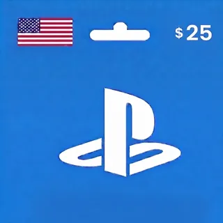 $25 USA PSN Wallet Funds - Genuine Digital Code