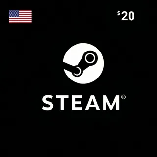 Steam Wallet Code $20.00 USD US
