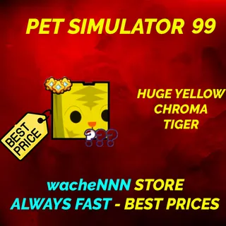 HUGE YELLOW CHROMA TIGER  | PS99 