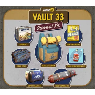 Fallout 76 - Vault 33 Survival Pack DLC Global Key XBOX