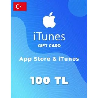 ₺100.00 TRY iTunes Gift Card [AUTO DELIVERY]