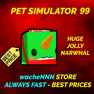 HUGE JOLLY NARWHAL | PS99 