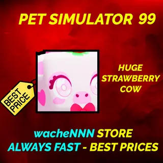 HUGE STRAWBERRY COW  | PS99 