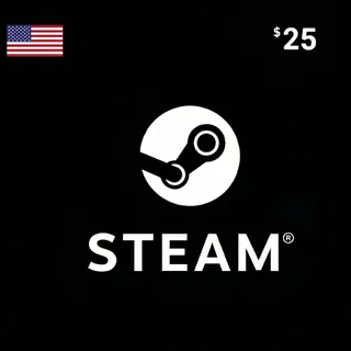Steam Gift Card $25.00 USD