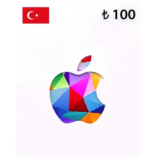 Apple iTunes Gift Card 100.00 TRY Turkey TR