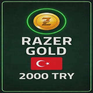 2000 Turkish Lira Razer Gold Turkey Wallet Funds - Safe Digital Key