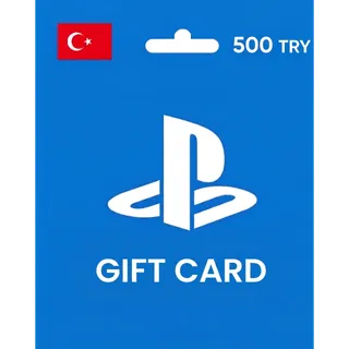 PlayStation Store Gift Card Turkey 500.00 TRY TL