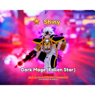 Shiny Dark Mage (Fallen Star) |  Anime Adventures