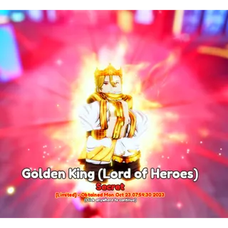 Golden King (Lord of Heroes) / Gilgamesh | Anime Adventures
