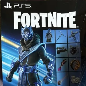 PS5 Fortnite Cobalt Star Bundle (Estimated Value of 5,000 V-Bucks +1,000 V-Bucks)