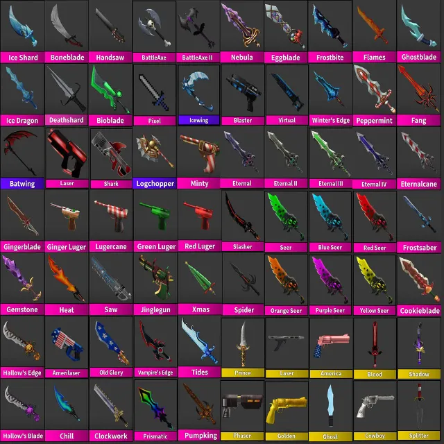 15x MM2 GODLY - Murder Mystery 2 Game Item - Gameflip