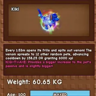 HUGE RBH NIGHTMARE DILOPHOSAURUS(60.65kg Max)