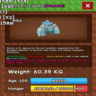 HUGE NIGHTMARE ICE GOLEM