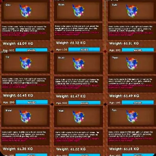 HUGE RAINBOW HATCH DILOPHOSAURUS(61KG ALL)(❗❗Sold Per Pcs❗❗)