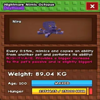 TITANIC NIGHTMARE MIMIC OCTOPUS(89.04KG) Mo