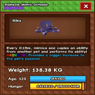 Bundle 138.38kg Mimic &111 Kg Mimic Jumbo Both Age 125 For NAV with Freebies