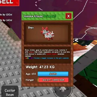 SEMI HUGE RAINBOW KITSUNE(45.23KG)