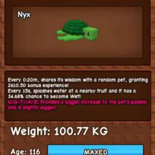 COLLOSAL NIGHTMARE SEA TURTLE(100.77kg Max )