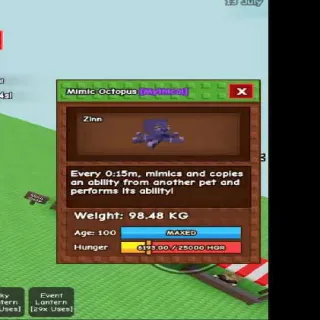 Godly Mimic Octopus(98.48kg Age 100)