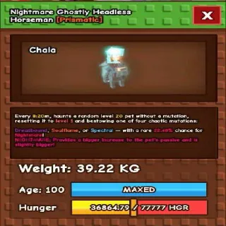 SEMI HUGE NIGHTMARE GHOSTLY HEADLESS HORSEMAN