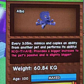 HUGE NIGHTMARE MIMIC OCTOPUS(60KG MAX)