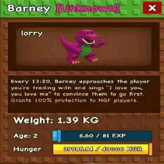 BARNEY (UNKNOWN)😂😂