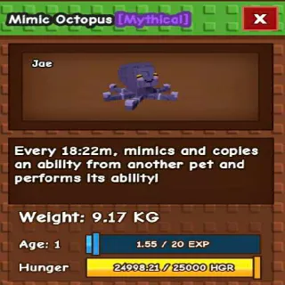 Godly Mimic Octopus (91.7 Kg Max)