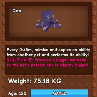 SEMI TITANIC NIGHTMARE MIMIC OCTOPUS(75.18kg Max)