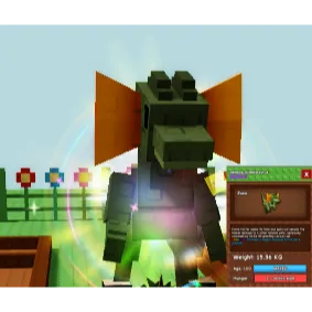 Rainbow dilophosaurus