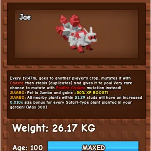 26kg red kitsune gag