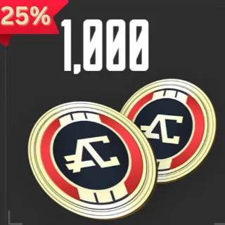 Apex legends APEX Coins 1000 (PC) 25% off