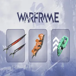 Warframe Pack - 3 day affinity, Dual Heat Sword, Pyra Sugurata