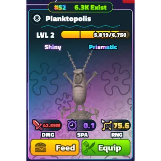 Shiny Planktopolis Rainbow Serial #52 | Spongebob Tower Defense