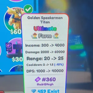 golden titan speaker ttd