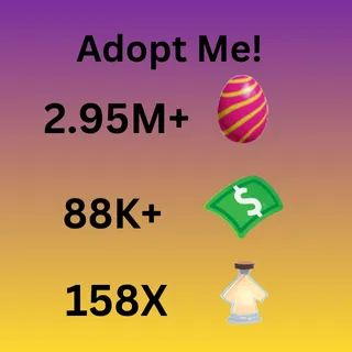 2.95M Candy Egg, 88K Bucks, 158X Potions & Pets and Much more