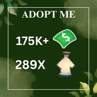 175k+ Bucks , 289x potions