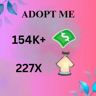 154k+ Bucks , 227x potions