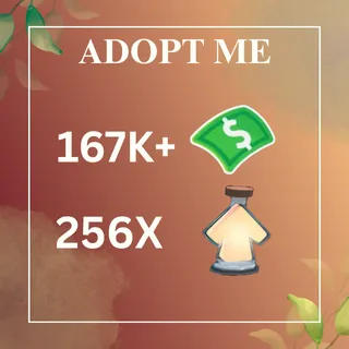 167k+ Bucks , 257x potions